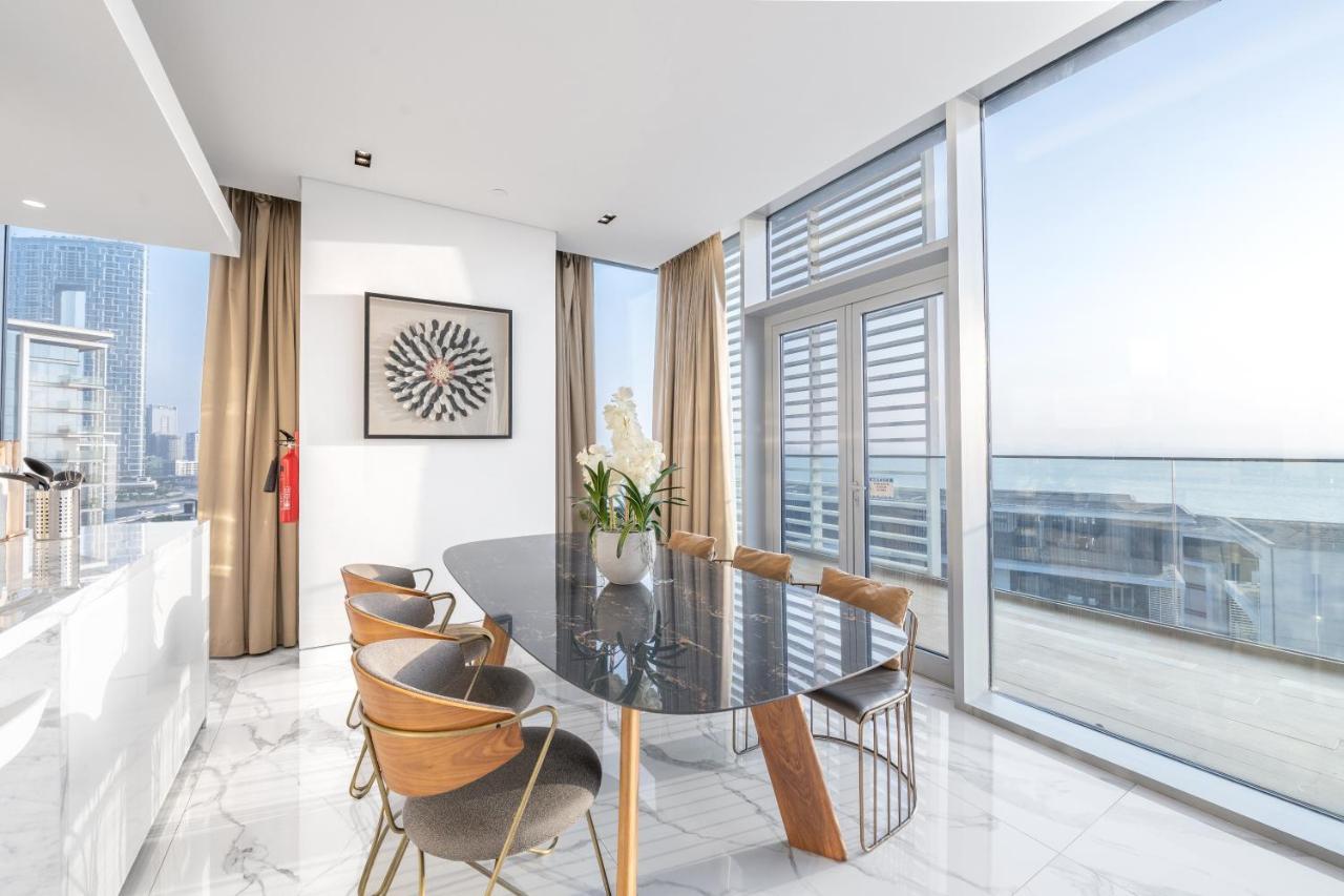 Luxe 3 Bedroom Oceanfront Apartment In The Heart Of Bluewaters Island Дубай Экстерьер фото